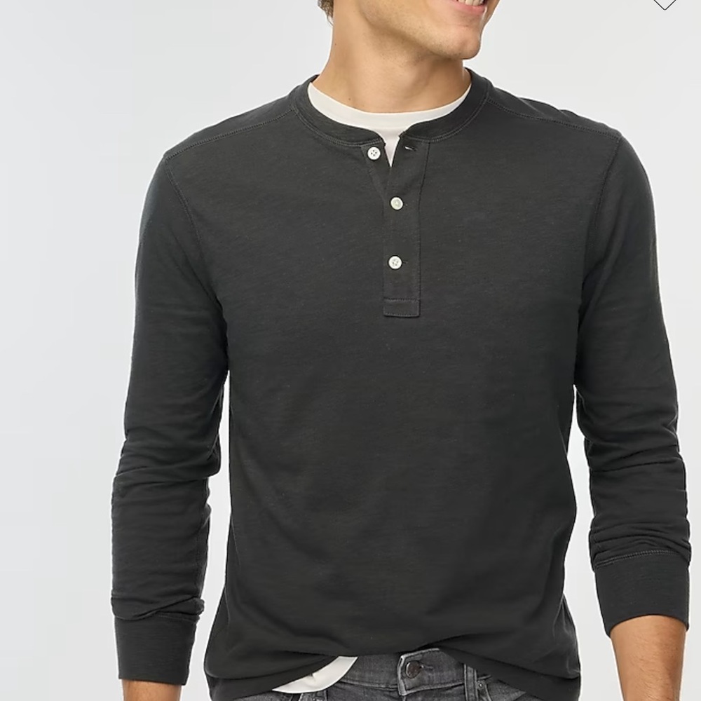 J Crew - Men’s long sleeve Henley
